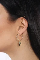 Uhani k/ikonik pave heart earrings Karl Lagerfeld 	zlata	