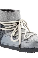 skórzane zimski čevlji INUIKII 	srebrna	