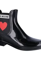 gumijasti škornji Love Moschino 	črna	