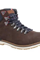 skórzane čevlji outdoor hiking detai Tommy Hilfiger 	rjava	