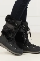 Ogrevane zimski čevlji MONACO Moon Boot 	črna	
