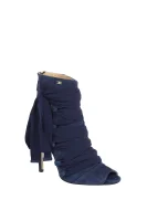 škornji Elisabetta Franchi 	temno modra	