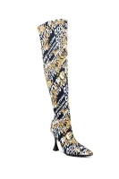 Škornji z visoko peto Versace Jeans Couture 	večbarvna	