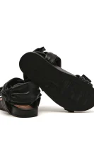 Usnjeni sandali Red Valentino 	črna	