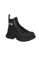 Usnjeni zimski čevlji LUNA Karl Lagerfeld 	črna	