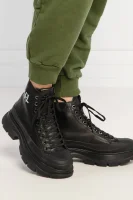 Usnjeni zimski čevlji LUNA Karl Lagerfeld 	črna	