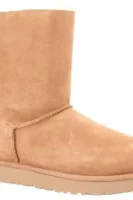 Usnjeni zimski čevlji Bailey Bow II | z dodatkom volne UGG 	camel	