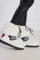 Zimski čevlji Love Moschino 	bela	