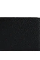 skórzany denarnica crosstown_6 cc BOSS BLACK 	črna	