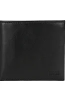 Usnjeno krilo denarnica Truck214_4 BOSS BLACK 	črna	