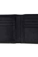 skórzany denarnica Armani Exchange 	črna	