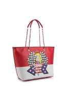nakupovalna torba charming bag Love Moschino 	rdeča	