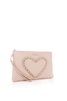 damska torbica brez ročajev chain heart Love Moschino 	barva breskve	