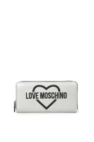 denarnica Love Moschino 	srebrna	