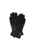 skórzane rokavice gyviza touch tec BOSS BLACK 	črna	