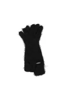 rokavice logo Liu Jo Sport 	črna	
