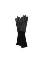 skórzane rokavice galanta BOSS BLACK 	črna	