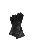 skórzane rokavice standalone ck Calvin Klein 	črna	