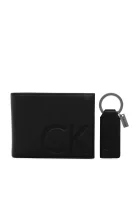 denarnica + obesek za ključe finn Calvin Klein 	črna	
