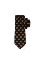 jedwabny kravata Moschino 	črna	