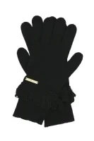 rokavice | z dodatkom volne i kaszmiru Michael Kors 	črna	