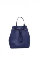 vrečka + toaletna torbica stacy s Furla 	temno modra	