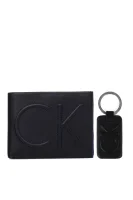 denarnica+obesek za ključe filip Calvin Klein 	črna	
