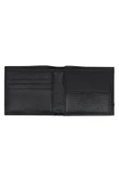 Usnjeno krilo denarnica Gavin_4 BOSS BLACK 	črna	