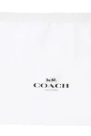 Usnjena naramna torba Coach 	rjava	