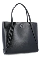 nakupovalna torba Armani Exchange 	črna	
