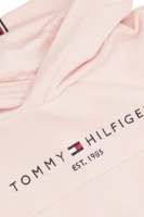 Obleka ESSENTIAL Tommy Hilfiger 	prašno roza	