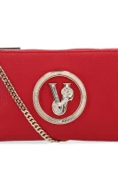 naramna torba/damska torbica brez ročajev linea v dis.3 Versace Jeans 	rdeča	
