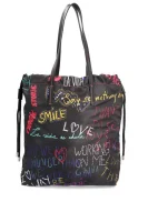 nakupovalna torba/vrečka bols_graffiti wall Desigual 	črna	