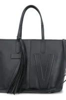skórzana nakupovalna torba mick initials Zadig&Voltaire 	črna	