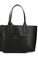 Nakupovalna torba + rokovnik Emporio Armani 	črna	