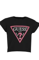 t-shirt | regular fit Guess 	črna	