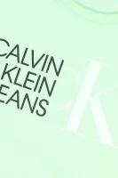 Majica | Slim Fit CALVIN KLEIN JEANS 	barva mete	