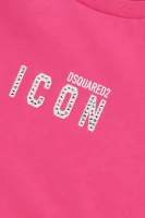 Majica F-ICON MAGLIETTA | Regular Fit Dsquared2 	roza	