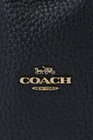 usnjena naramna torba shay Coach 	črna	