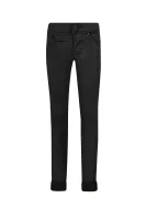 hlače cutsie glitter | legging fit | high waist Pepe Jeans London 	grafitna barva	