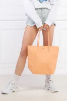 Nakupovalna torba Lacoste 	barva breskve	