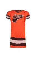 Obleka FANCY DKNY Kids 	oranžna	