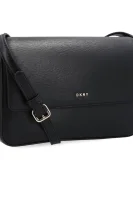 usnjena naramna torba bryant DKNY 	črna	