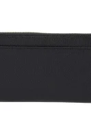 skórzany denarnica pebbl DKNY 	črna	