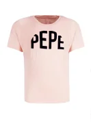 t-shirt carena | regular fit Pepe Jeans London 	prašno roza	