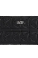 skórzany denarnica Karl Lagerfeld 	črna	