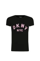 Majica | Regular Fit DKNY Kids 	črna	
