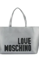 nakupovalna torba Love Moschino 	srebrna	