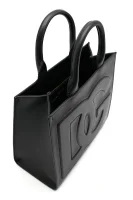 Usnjeno krilo kovček DG Logo Bag Dolce & Gabbana 	črna	