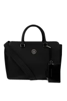 nakupovalna torba + torbica za okoli pasu signature Tommy Hilfiger 	črna	